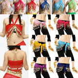 1Pc Belly Dance Waist Chain – 5-Layer Gold Coin Hip Scarf