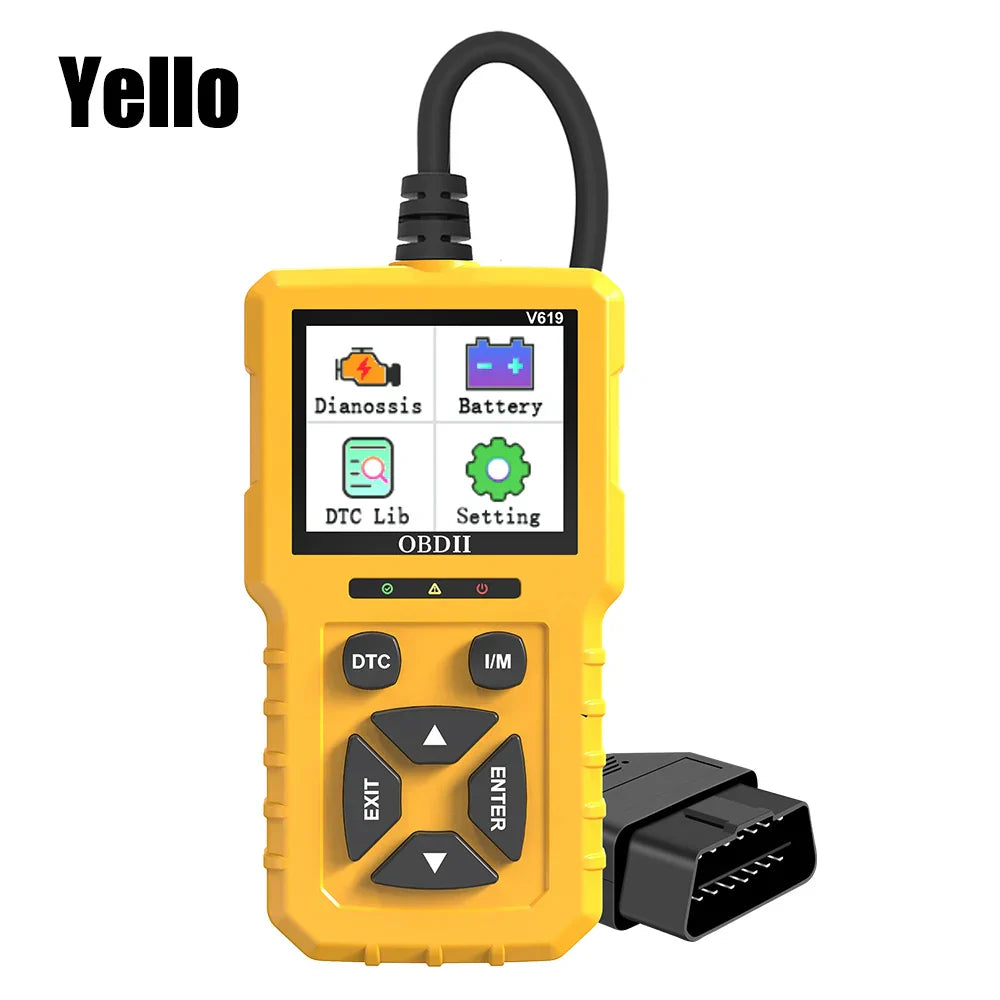 V619 12V Car OBD2 Diagnostic Tools OBD 2