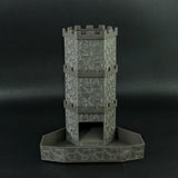 Dice Tower with Bricks Castle Pattern - Ideal