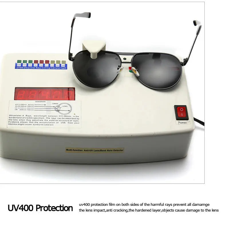 Luxury Brand POLICER Driving Sunglasses Men Polarized Sun