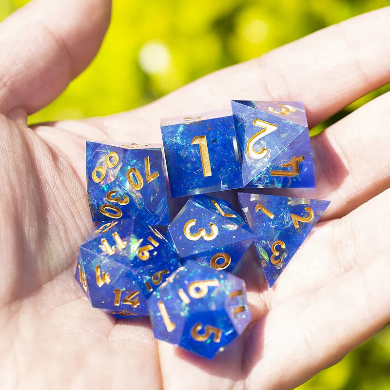 MINI PLANET Resin Dice With Sharp Edge For