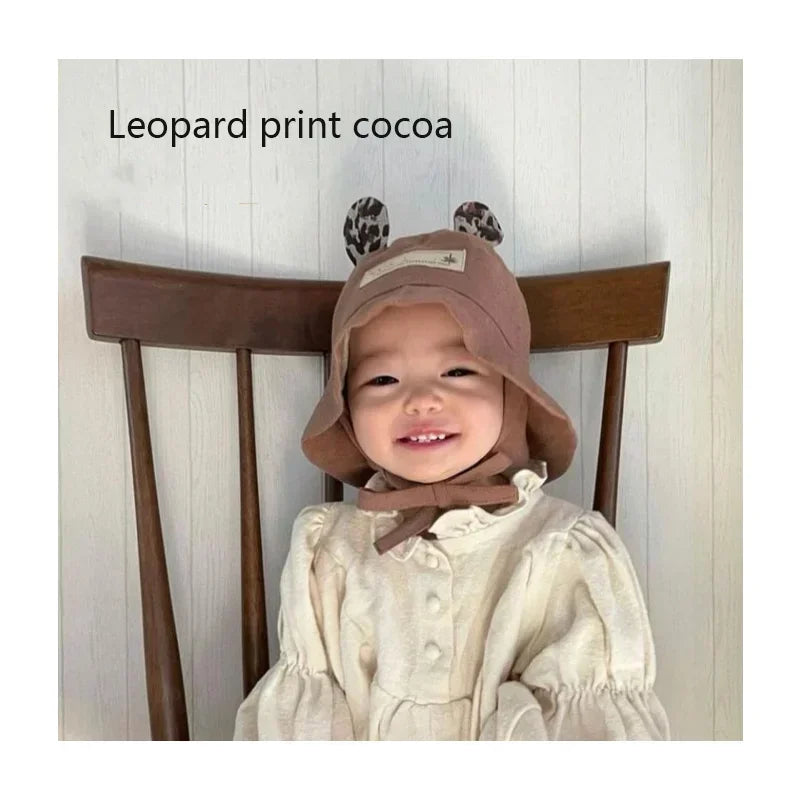 Baby Animal Ears Cute Fisherman Cap Breathable Linen