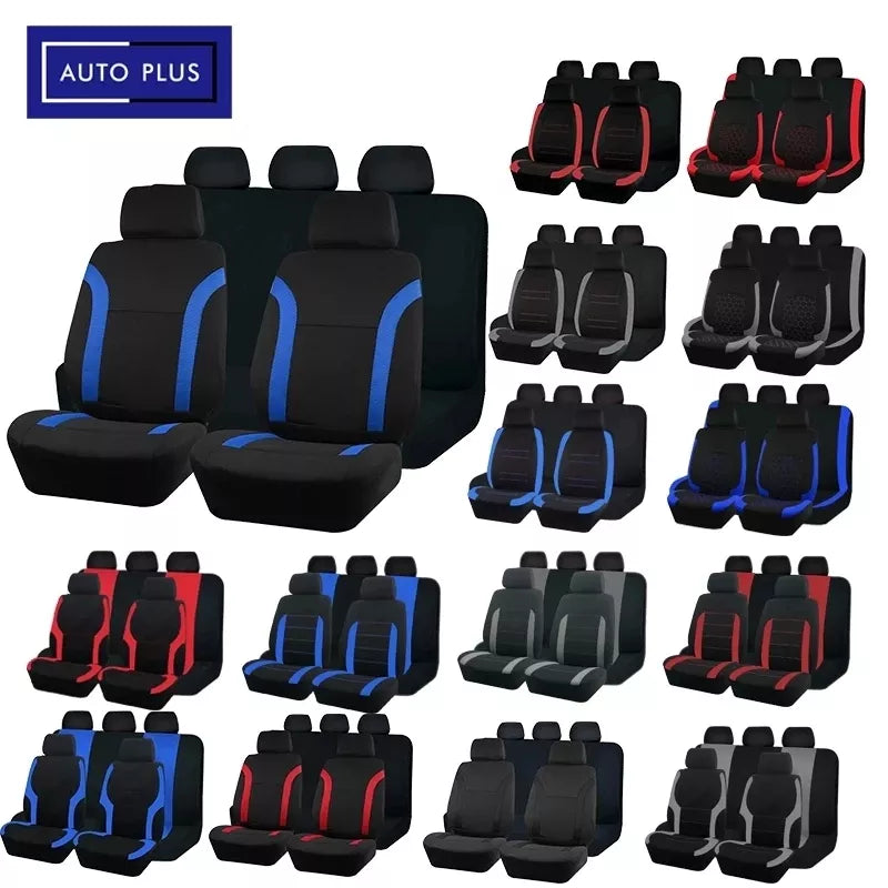 AUTO PLUS Sports Universal Polyester Car Seat Cover