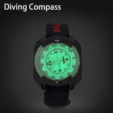 Waterproof Outdoor Compass Professional 60M /197Ft Diving Compass