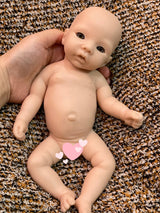 8 styles/28cm Cuddly Unpaint Solid Silicone Bebe Reborn