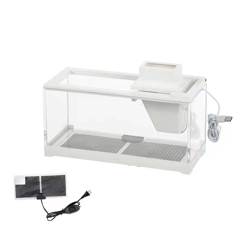 1PC Fish Tiny Fish Tank Office Small Betta