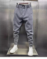 Fashion Street Style Skinny Jeans Men Warm Plus