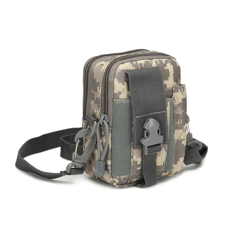 Camouflage Belt Zipper Waist Pack Men's Casual Bag