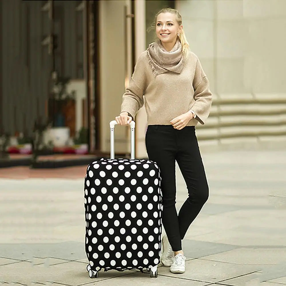 Fashion Suitcase Cover Travel Luggage Protector 5 Colors