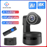 4K PTZ Webcam AI Function with Mics Camera