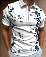 Summer new men's casual short-sleeved Polo shirt office