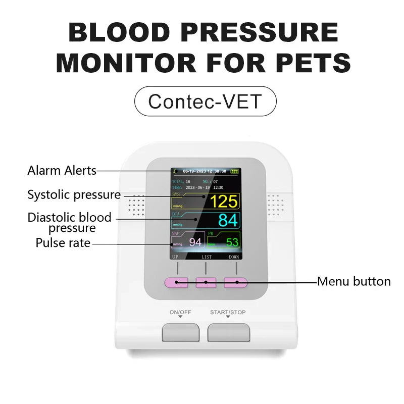 CONTEC08a Vet Animal Blood Pressure Detector