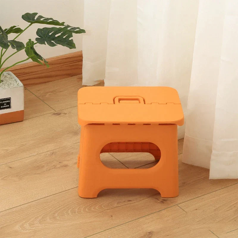 Portable Plastic Folding Stool for Kids Outdoor Hiking