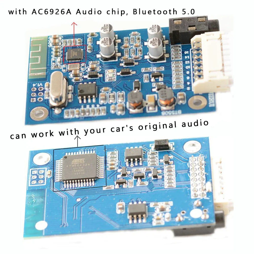 Bluetooth Interface Adapter Music Aux Module W/ Mic For Honda Accord Odyssey Car Electronics Accessories