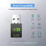 Hannord 600Mbps USB Wifi Bluetooth Adapter 2 in