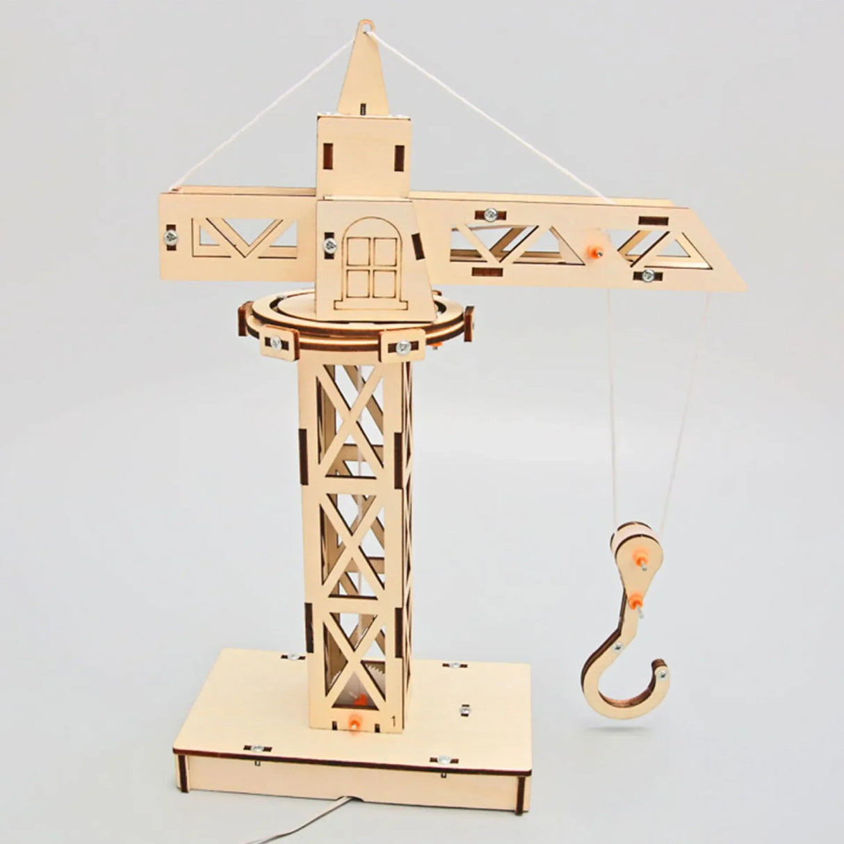 Electric Tower Crane Model Kids Science Toy STEM