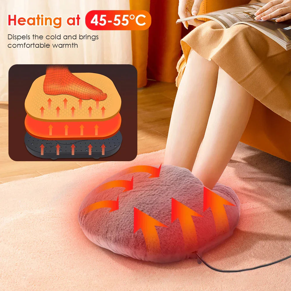 USB Heating Foot Pads Shoes Winter Heated Warming