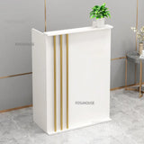 Nordic Reception Desk Office Furniture Wood-based Panel Desks
