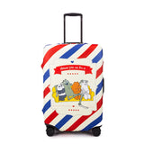 Luggage Protective Cover Bear Pattern Suitcase Dustproof Cover