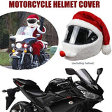 Christmas Motorcycle Helmet Full Face Motorcycle Helmet Cartoons Cover Christmas Santa Just A Helmet Cover