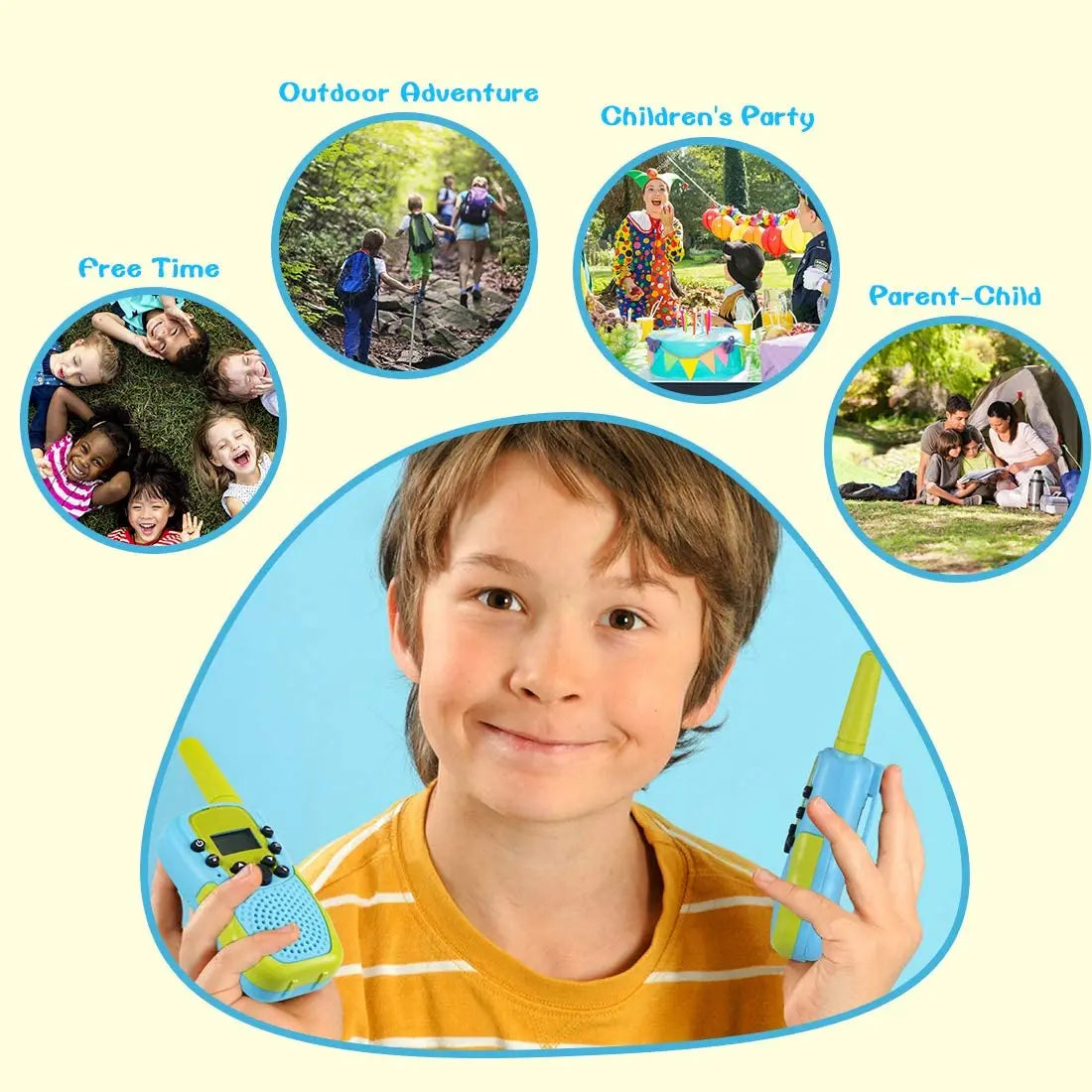 T388 Walkie Talkie Children Radio Receiver Walkie Talkie
