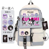 Sanrio Anime Kuromi Backpacks for Children Kawaii Toys