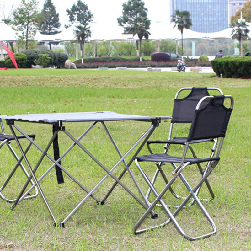 Outdoor Chair Camping Portable Folding Aluminum Foldable Fishing
