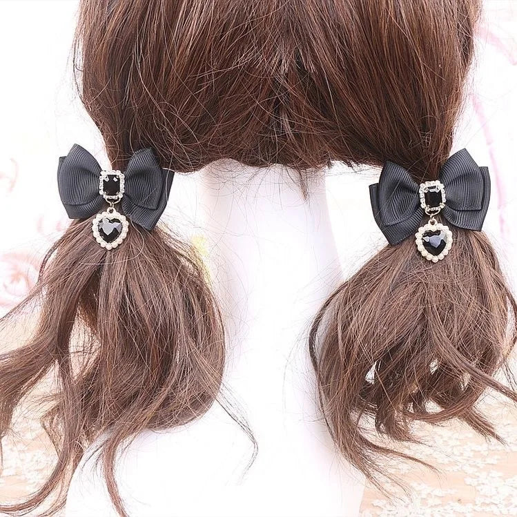 Bows hair clips popular hair catches lolita korean