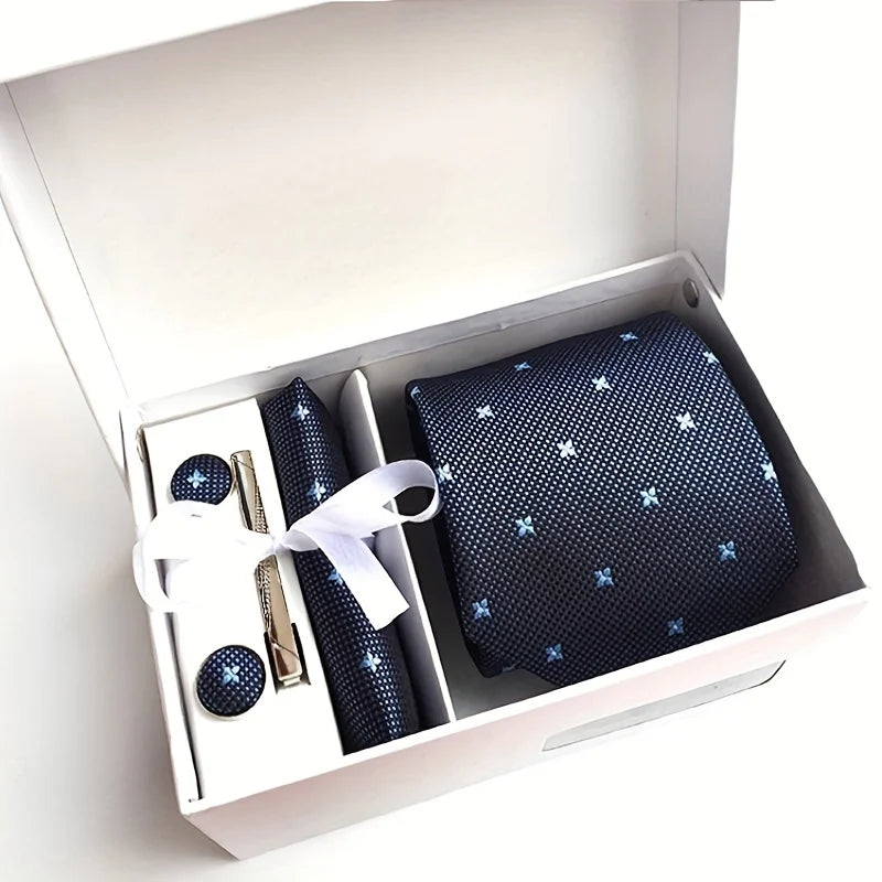 Men's Tie Gift Box 3 Piece Of Sets
