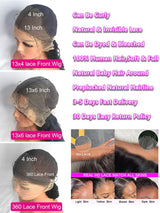 30 40 Inch Loose Deep Wave Lace Frontal