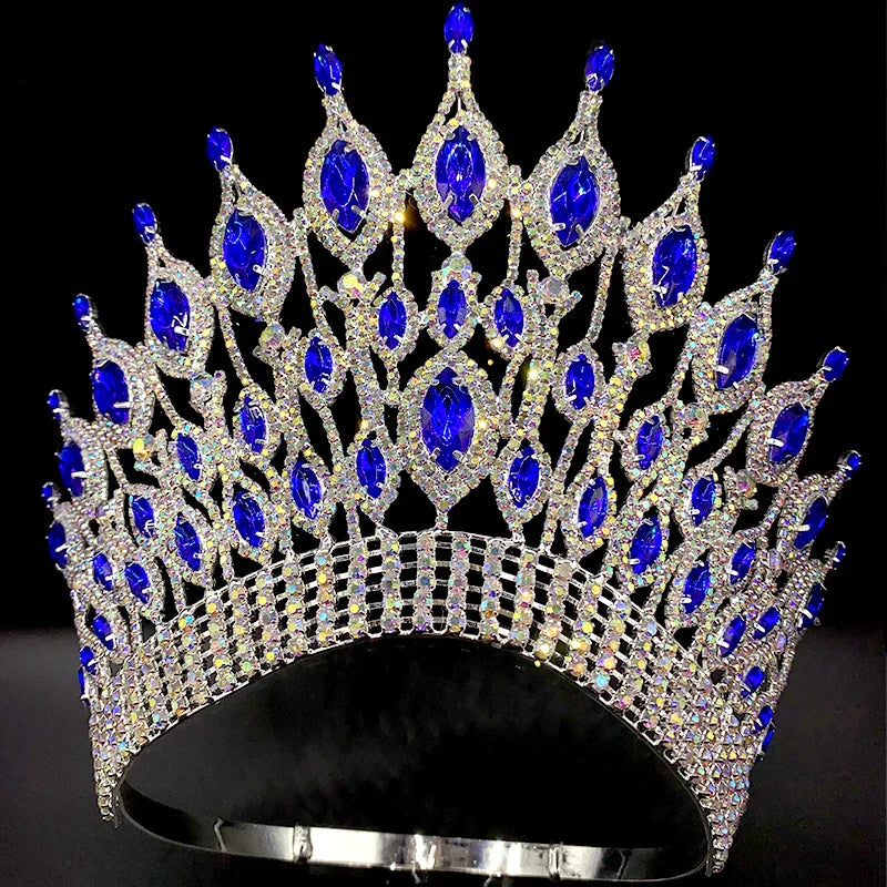 Miss Universe Wedding Crown Queen Rhinestone Tiara Party