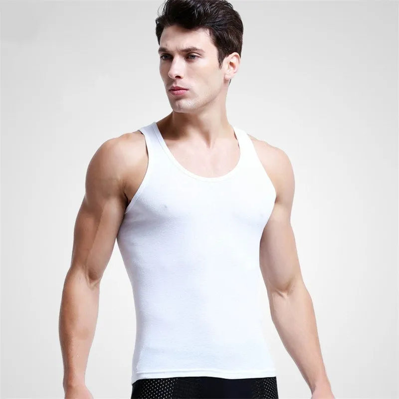 1 Pcs Men Cotton Tank Tops Underwear Mens