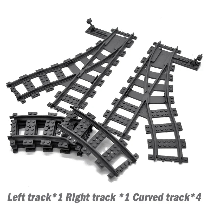 MOC Railway Track Train Tracks Straight Curved Soft