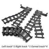 MOC Railway Track Train Tracks Straight Curved Soft