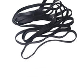 Flat Length 14cm Black Elastic Rubber Band Heavy