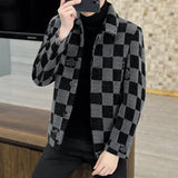 Autumn winter new mink velvet men's casual fashion