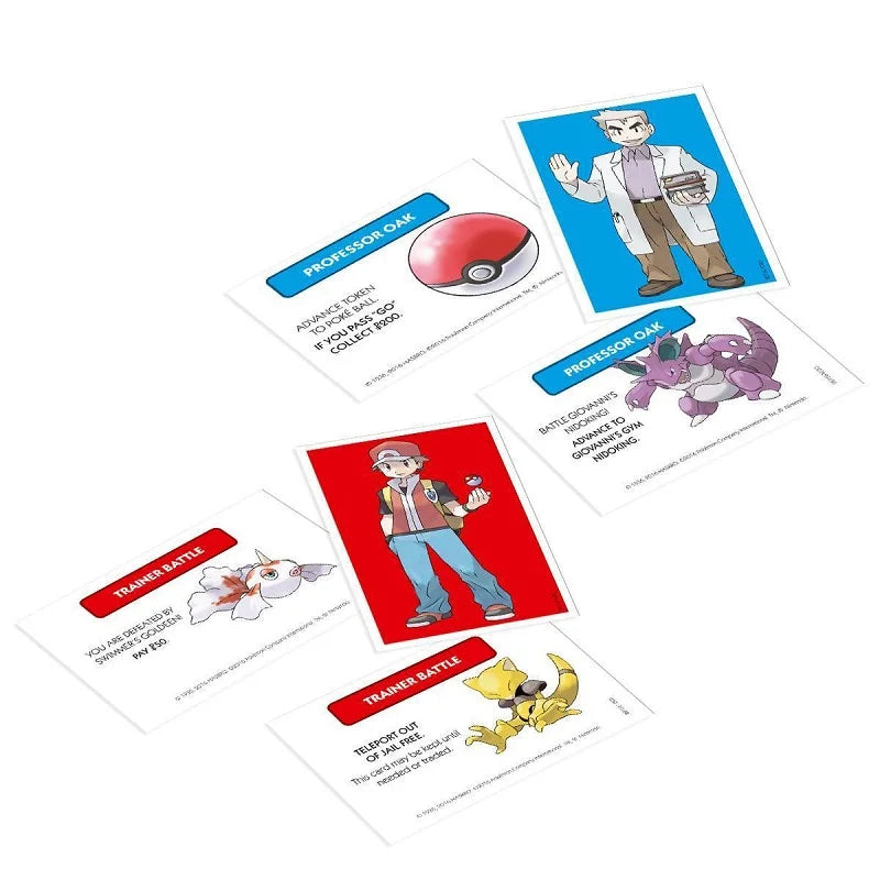 Newest English Version Pokemon Pikachu Monopoly Real Estate