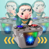 Children's Dancing Rock DJ Pig Electric Toys Cartoon