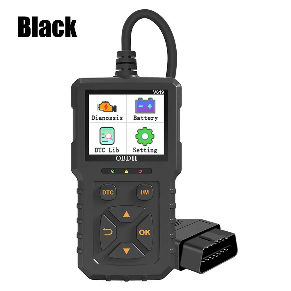 V619 12V Car OBD2 Diagnostic Tools OBD 2