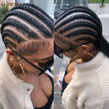 Incoo 36'' Synthetic Twist Braids Lace Front Wig