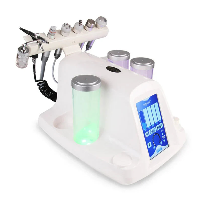 Six-headed small bubble beauty instrument Ultra-fine bubble skin