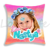 Cute Like Nastya Pillow Case Girls Pillowcase Sofa