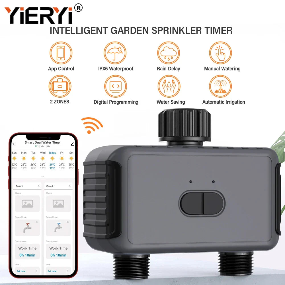 Tuya WIFI Smart Valve Automatic Water Timer Outdoor