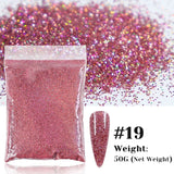 50g Holographic Glitter Powder Resin Art Glitter Laser