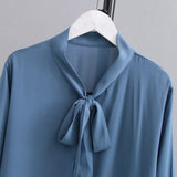 2022 Autumn Plus Size Women Shirt Fashion Solid
