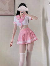 Porn Underwear Crotchless Women French Apron Maid Dress