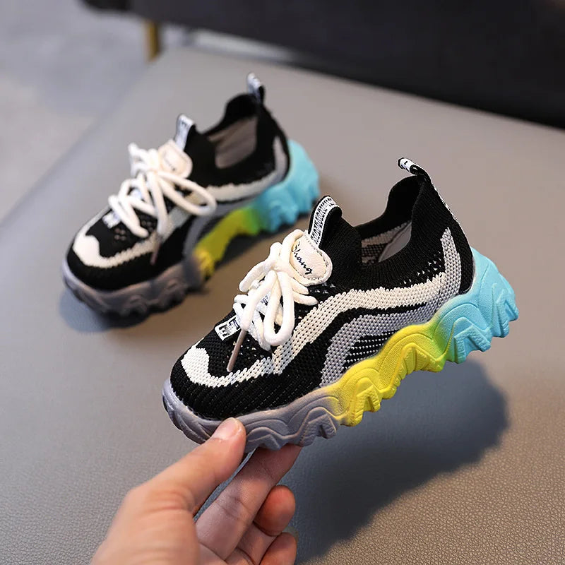 Summer Children's Sneakers 2024 New Mesh Breathable Small