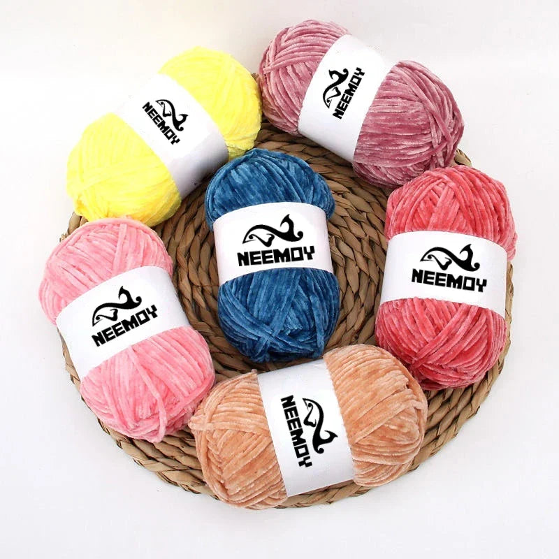 NEEMOY 100g Velvet Yarn Soft Protein Cashmere Yarn