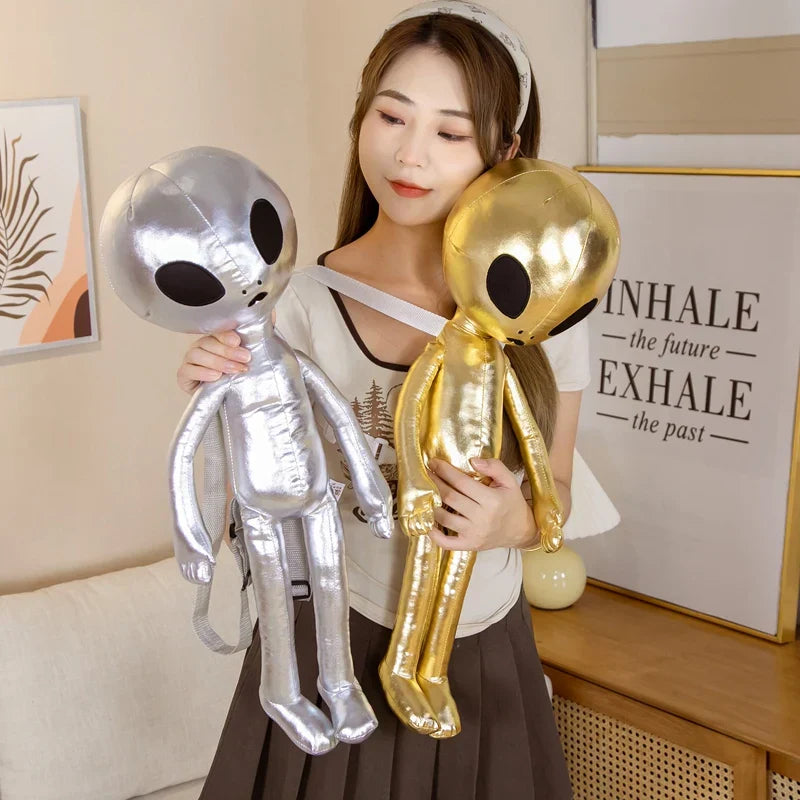 60cm Fashion Alien Backpack PU ET Extraterrestrial Soft