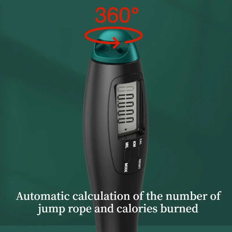 Counting Jump Rope Ball Steel Jumping Fitness PVC